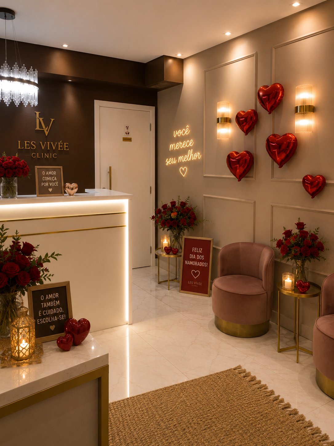 Recepção da Les Vivee Clinic